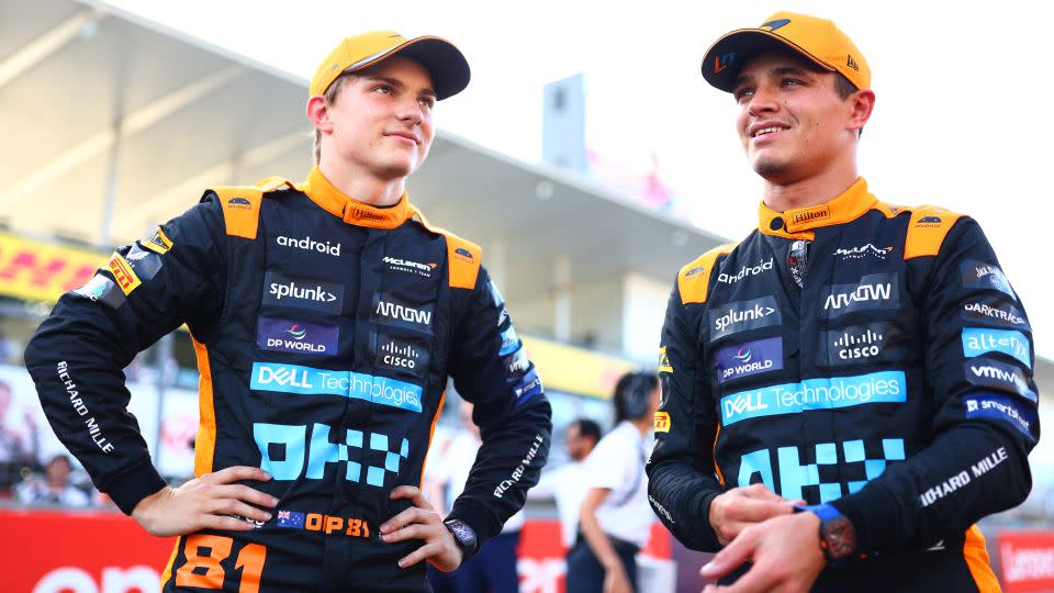Piastri and Norris, the youngest driver pairing on the grid, are tied down at McLaren through the 2026 season. - Dan Istitene/Formula 1/Getty Images