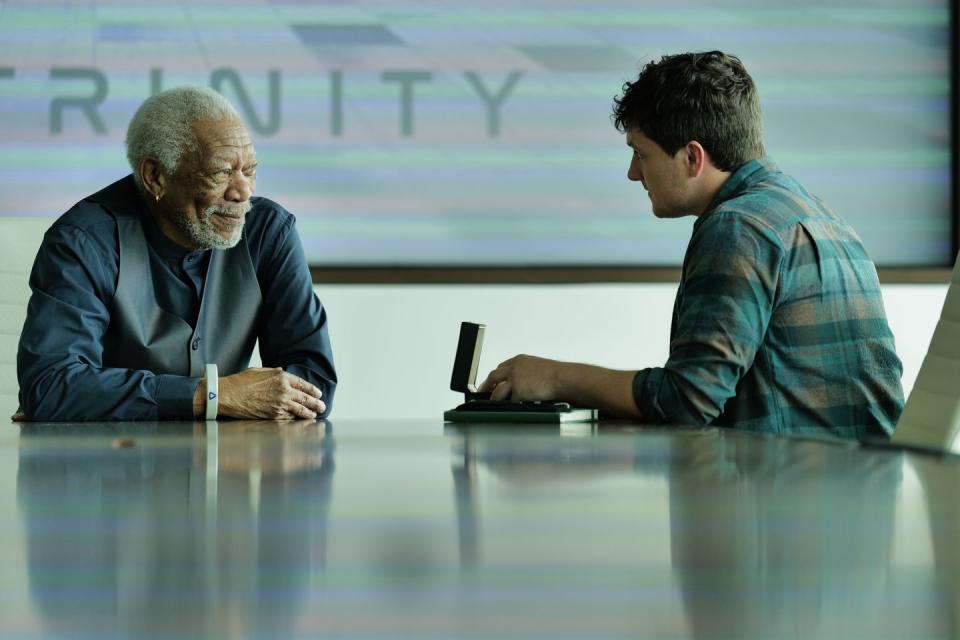 morgan freeman, josh hutcherson, 57 seconds