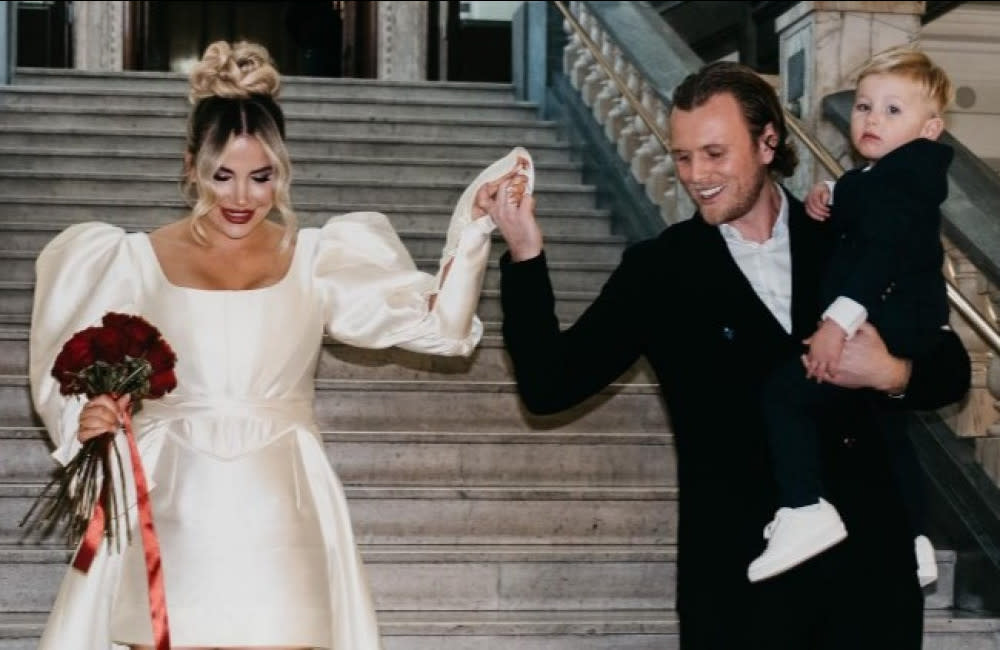 Georgia Kousoulou and Tommy Mallet tie the knot [Instagram] credit:Bang Showbiz