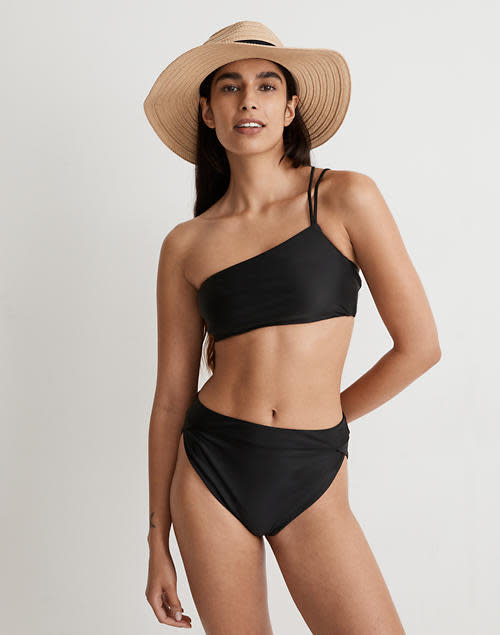 Beach House Sport: Sunkissed Stripe Zip Front Racer Back Bikini