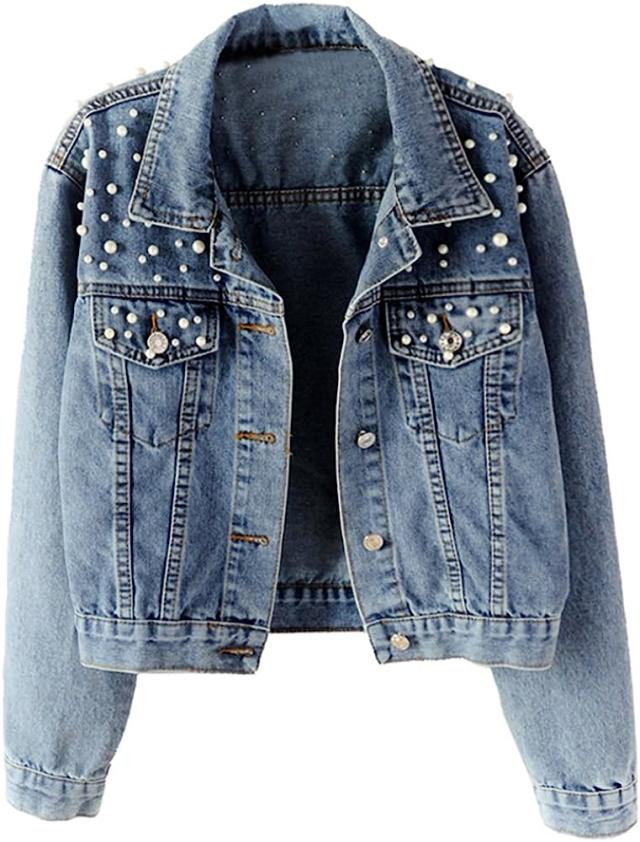 Superdown pearl denim on sale jacket