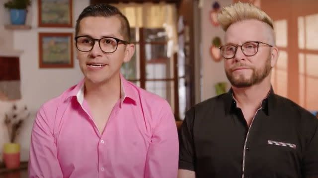 <p>TLC</p> Armando and Kenny on '90 Day Fiancé: The Other Way'