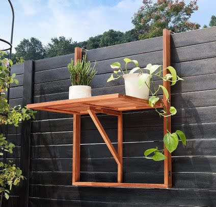 And hanging tables can be particularly handy if you have a balcony