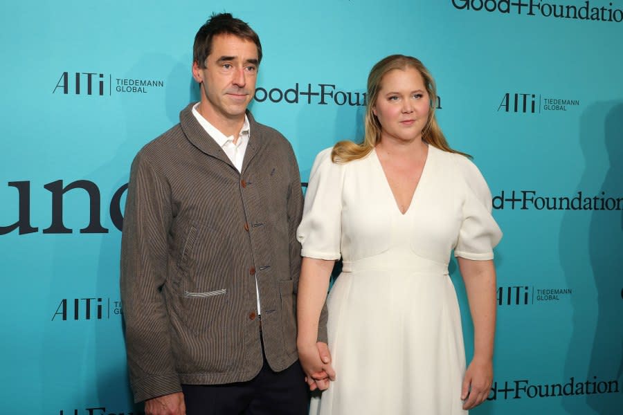 Amy Schumer and Husband Chris Fischer Hold Hands During Red Carpet Date Night 2