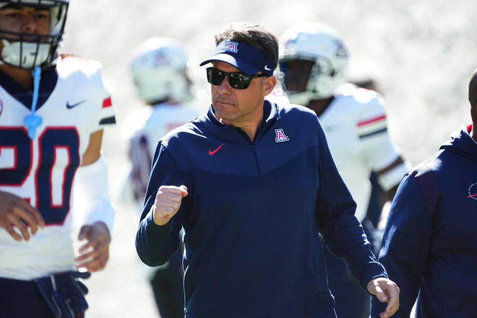 Jedd Fisch and the Arizona Wildcats football team will open the 2022 season with a tough test at San Diego State.