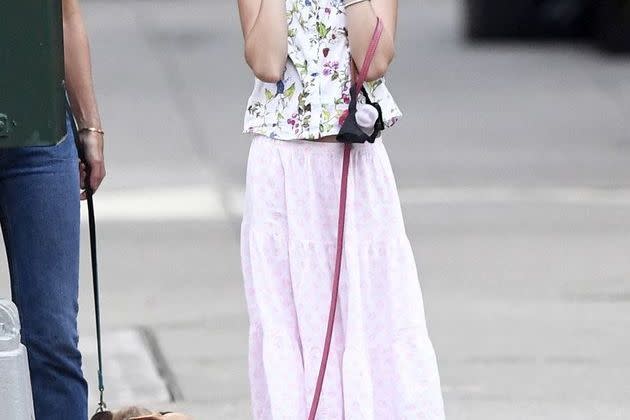 <p>Suri Cruise à New York le 19 août 2019</p>