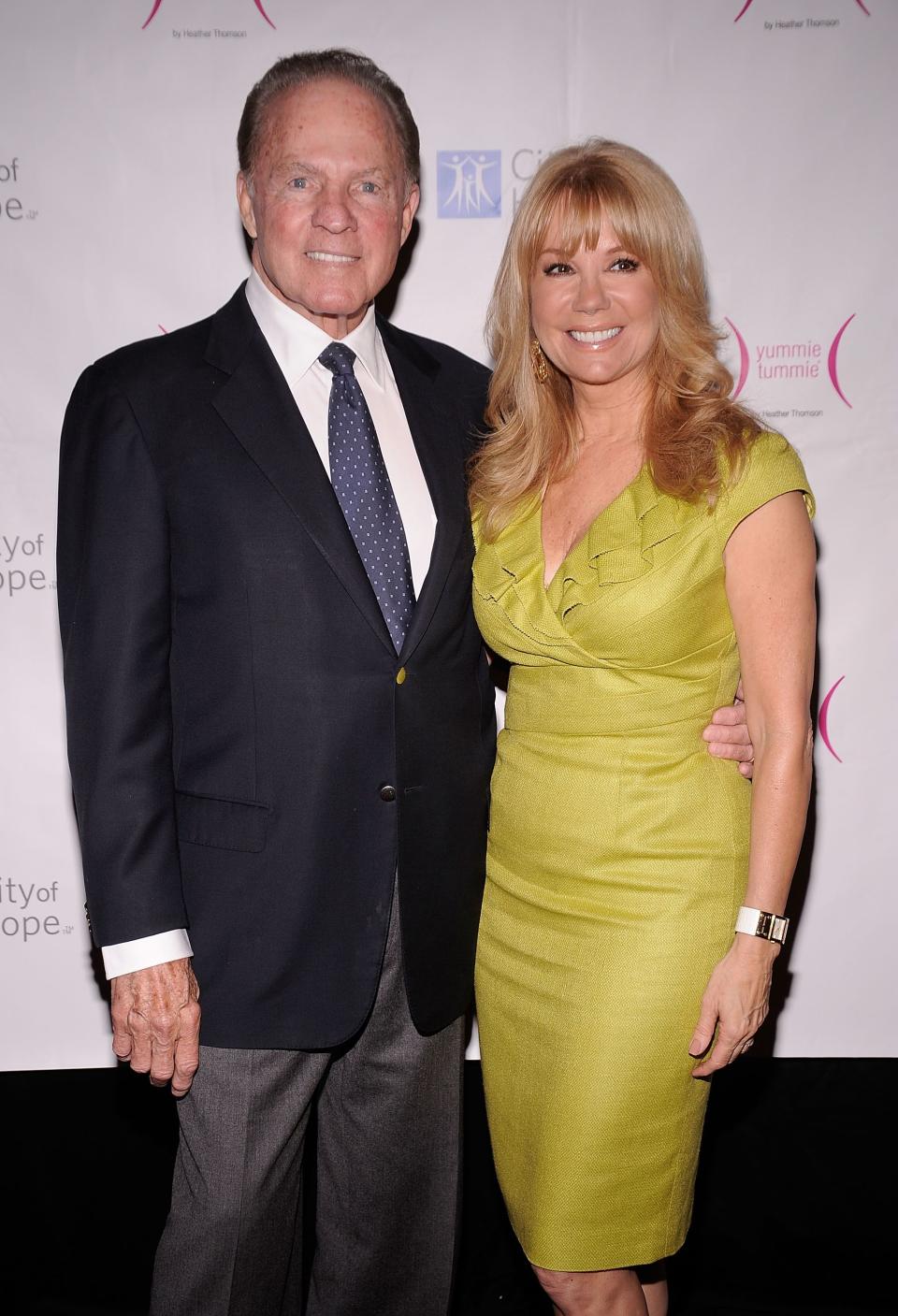 Kathie Lee Gifford and Frank Gifford in 2010 in New York City.