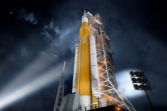 NASA's Space Launch System (SLS) heavy-lift rocket passed its critical design review, gaining a new look in the process.