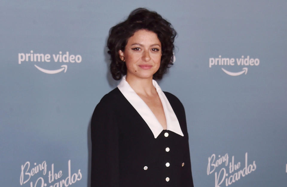 Alia Shawkat told Brad Pitt about the rumours credit:Bang Showbiz