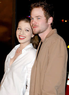 Michelle Trachtenberg and Shawn Ashmore at the Hollywood premiere of Warner Bros. Pictures' Constantine
