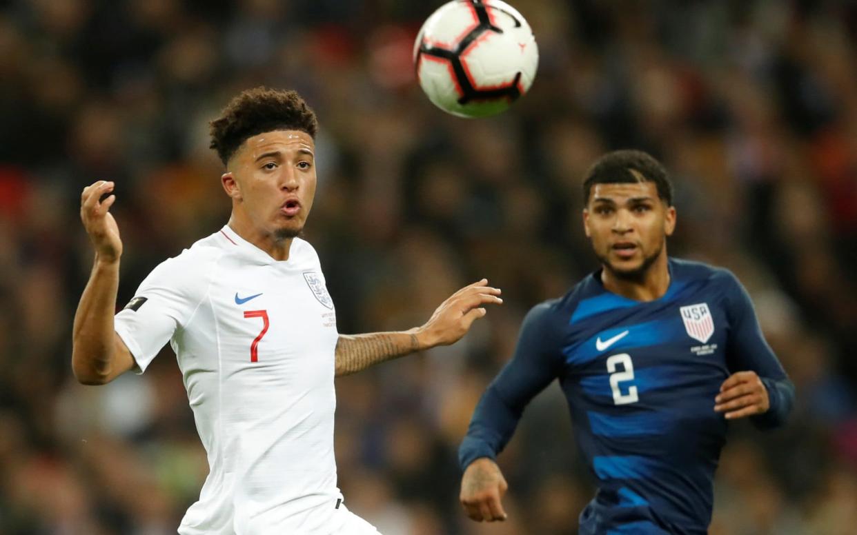 Jadon Sancho has already been capped by England thanks to his move to Germany - Action Images via Reuters