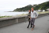 <p>The couple visited Maranui Cafe to discuss mental health with New Zealand youths. </p>