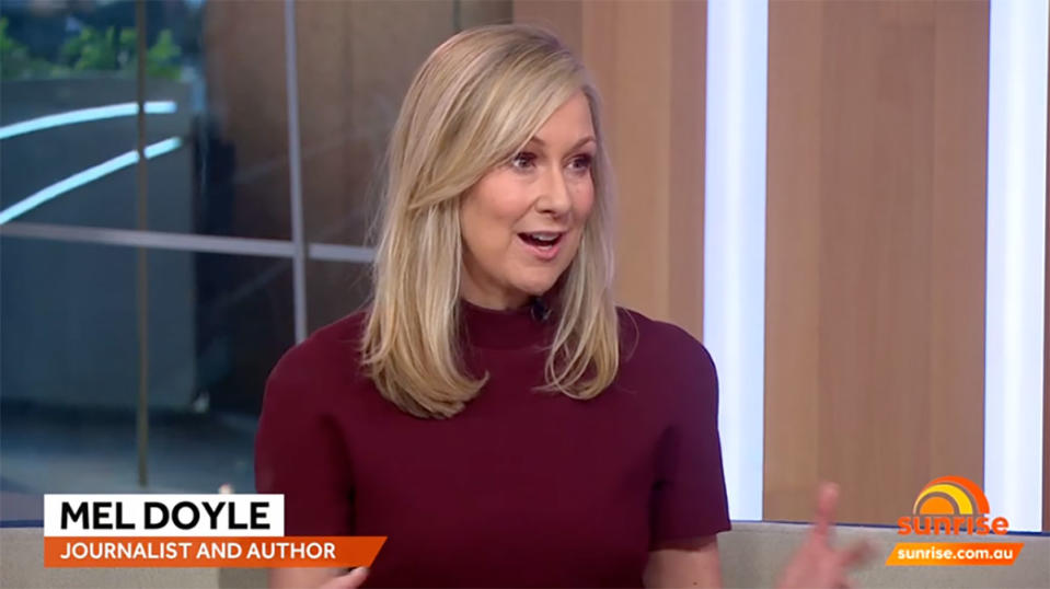 Melissa Doyle on Sunrise