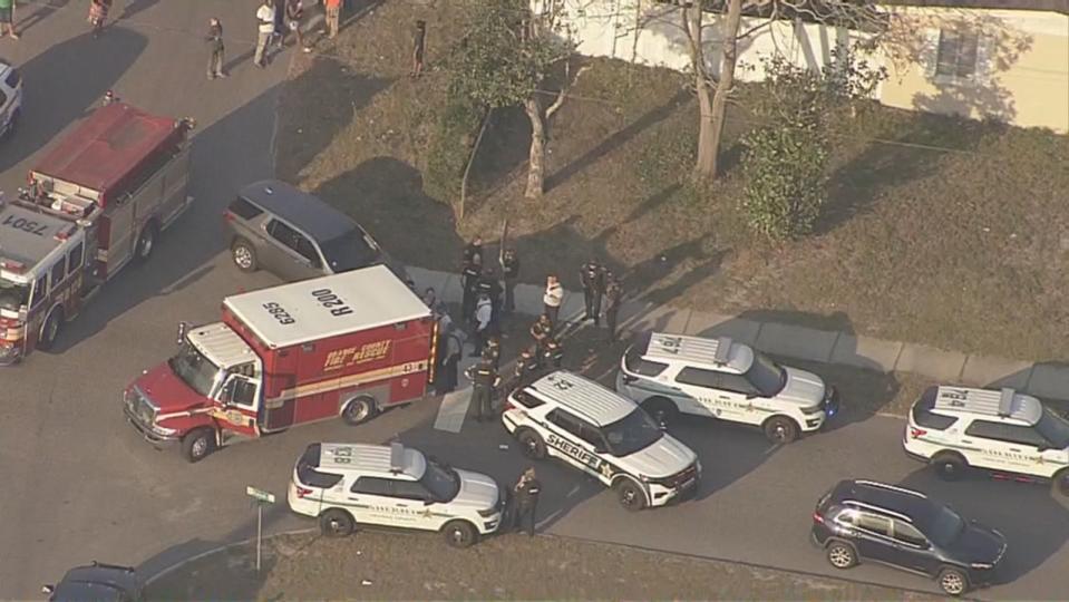 There is a large deputy presence in Orange County after a report of multiple people shot in Pine Hills.