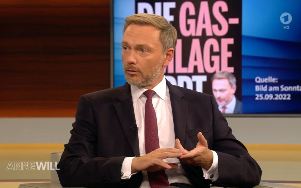 Bundesfinanzminister Christian Lindner (FDP) verteidigte die Gaspreisbremse bei 