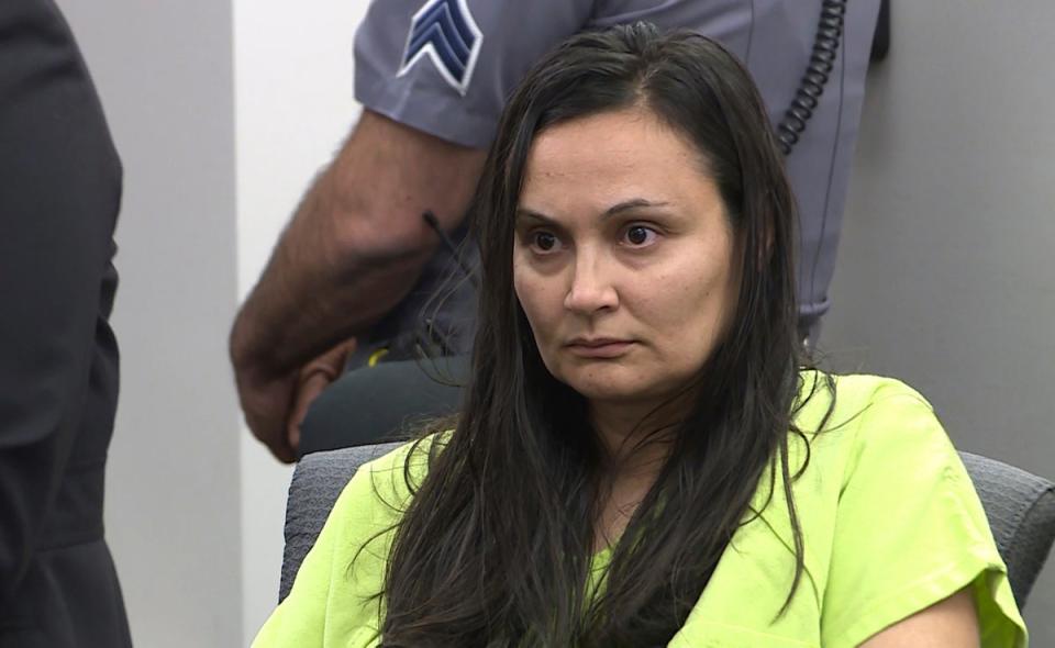 Letecia Stauch appears in El Paso County District Court in Colorado Springs, Colo., March 11, 2020