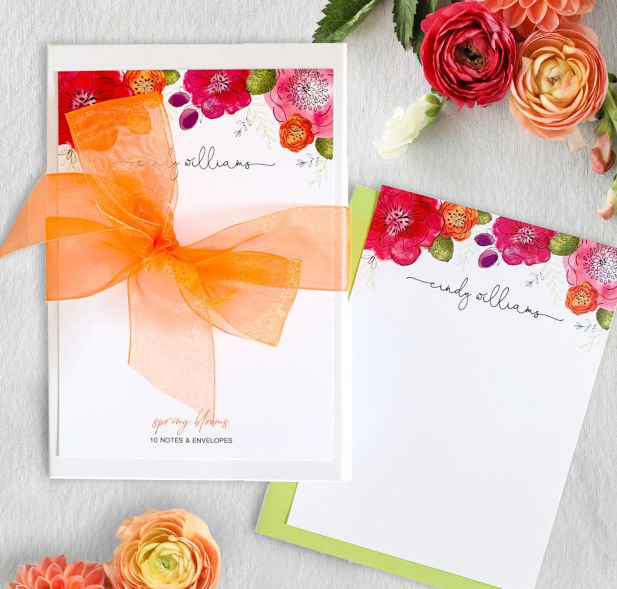 Personalized 5x7 Notecards