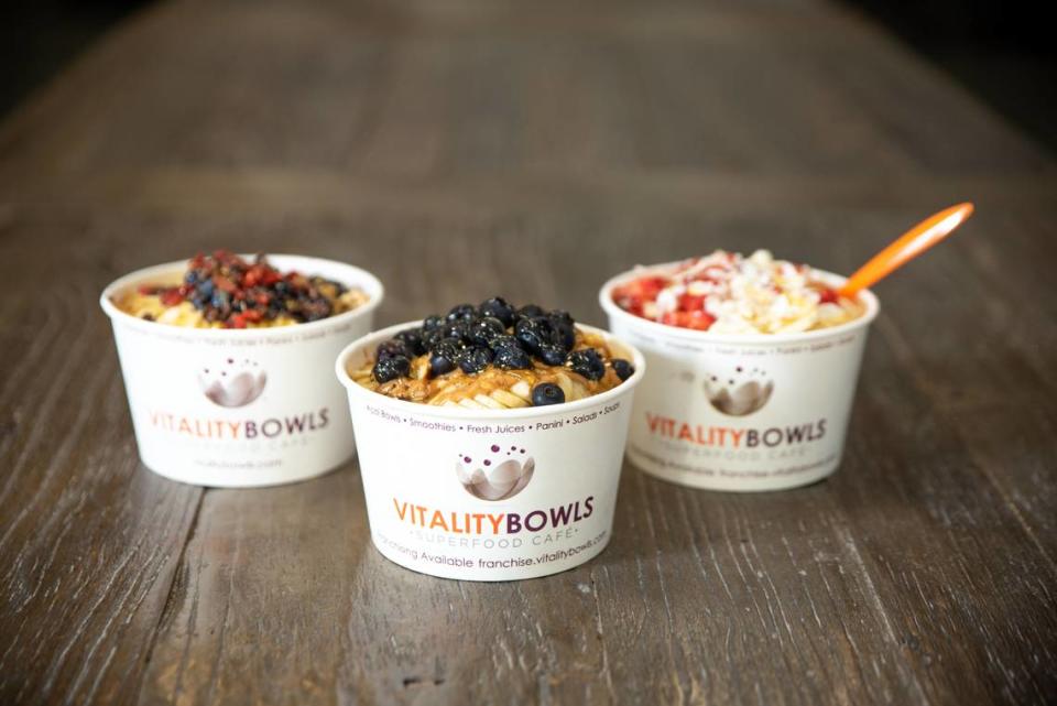 Local entrepreneur Karthick Natarajan will open a Vitality Bowls location in South Charlotte in spring 2021.