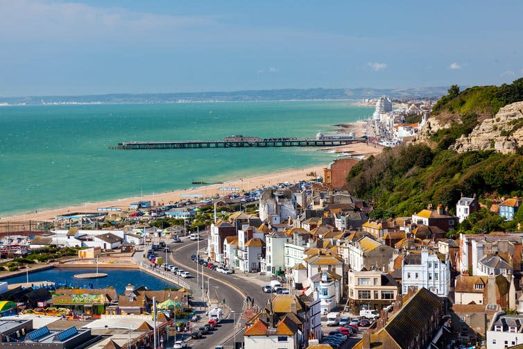 <span class="caption">Hastings: living by the seaside often means fewer opportunities.</span> <span class="attribution"><span class="source">Ian Woolcock/Shutterstock</span></span>