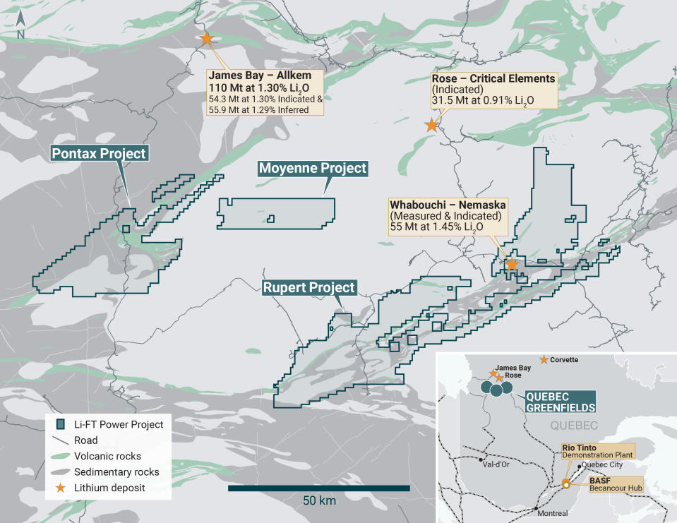 Quebec project location Apr 2024