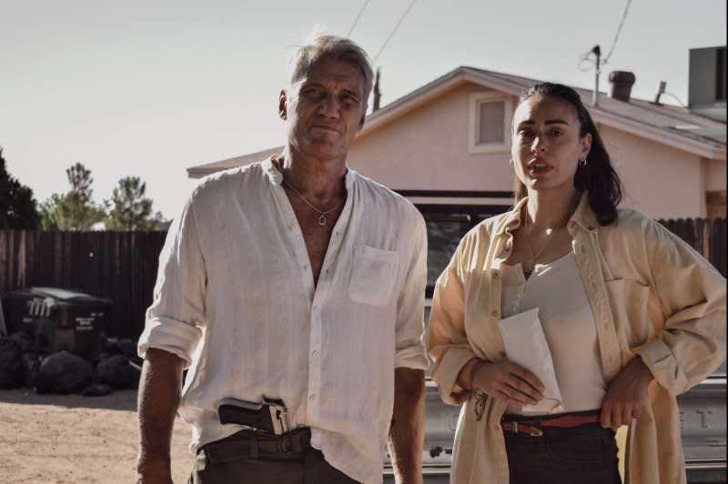 Dolph Lundgren took Christina Villa's suggestions in "Wanted Man." Photo courtesy of Quiver Distribution