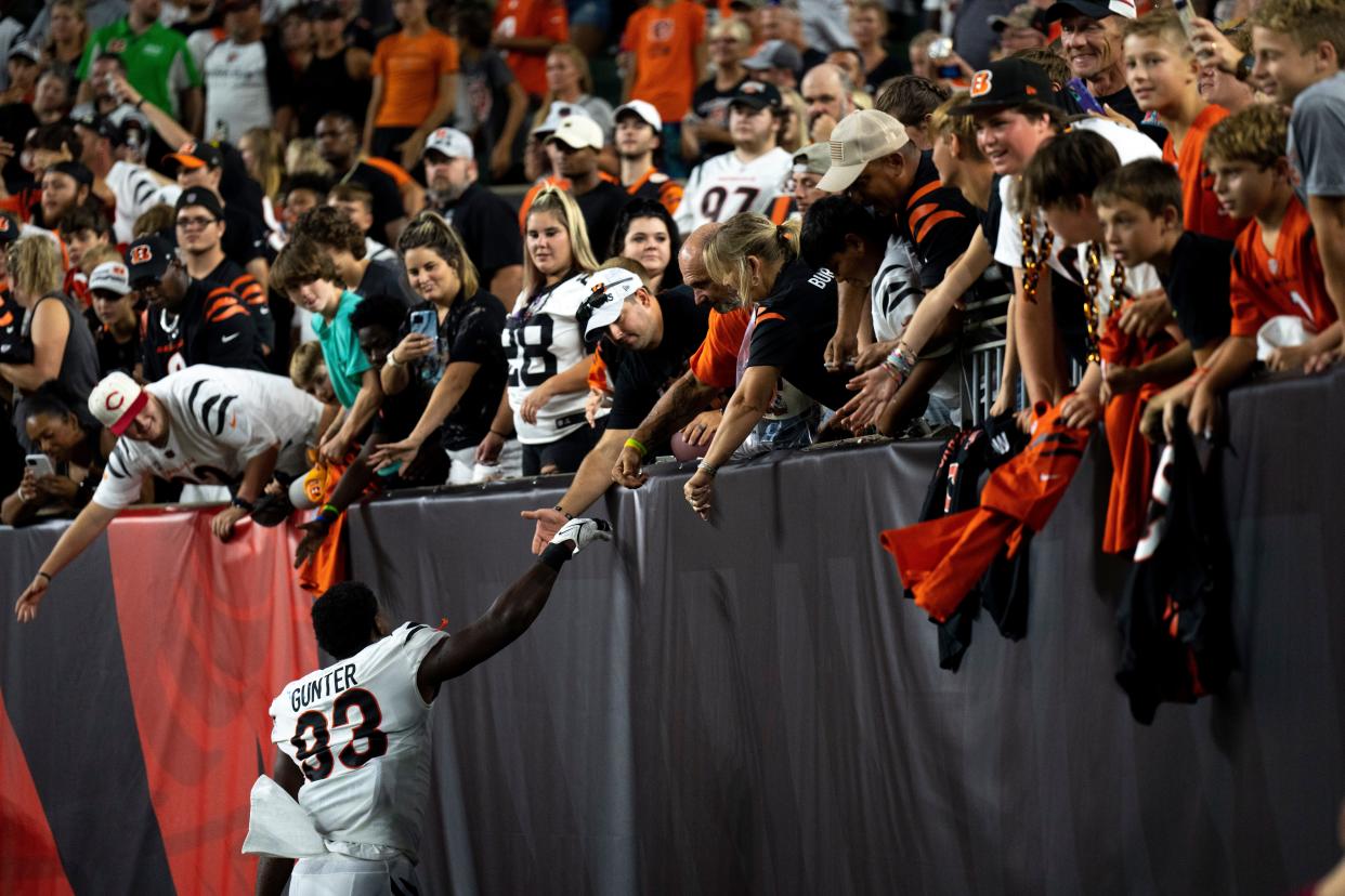 Jeff Gunter played in each of the Bengals' first five games this season.