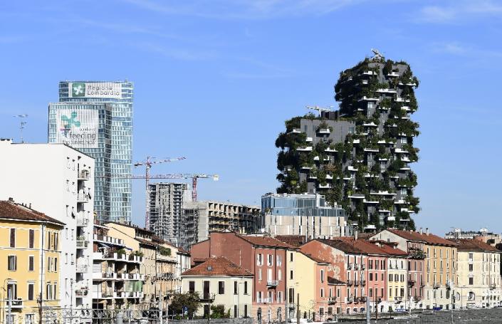 Milanese architect Stefano Boeri's leafy project is now being exported around the world (AFP Photo/MIGUEL MEDINA)