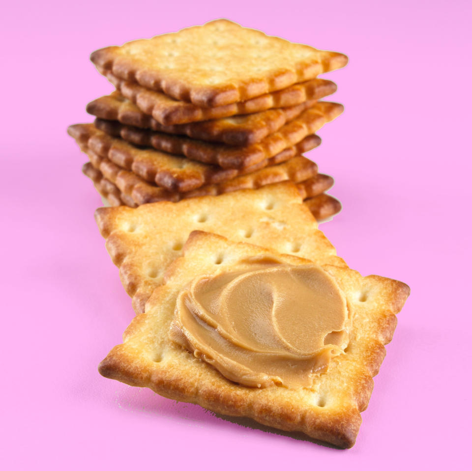 Whole Grain Crackers with Nut Butter