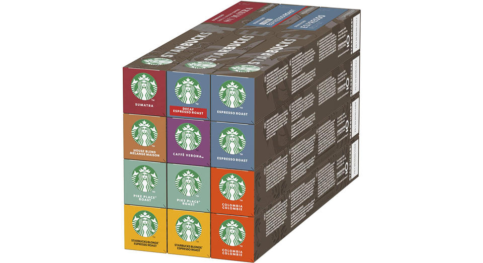 Starbucks Variety Pack 8 Flavour by Nespresso Coffee Pods