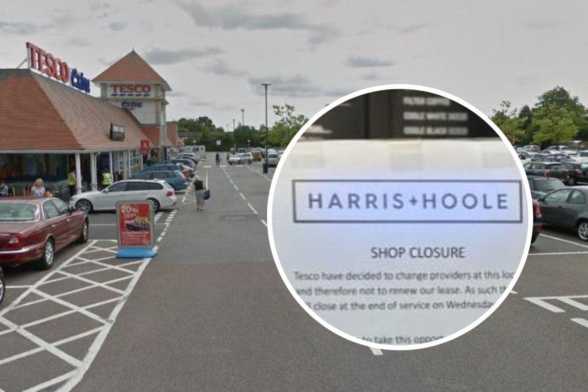 The Harris and Hoole coffee shop inside the Tesco supermarket on the A127 is closing <i>(Image: Google/Supplied)</i>