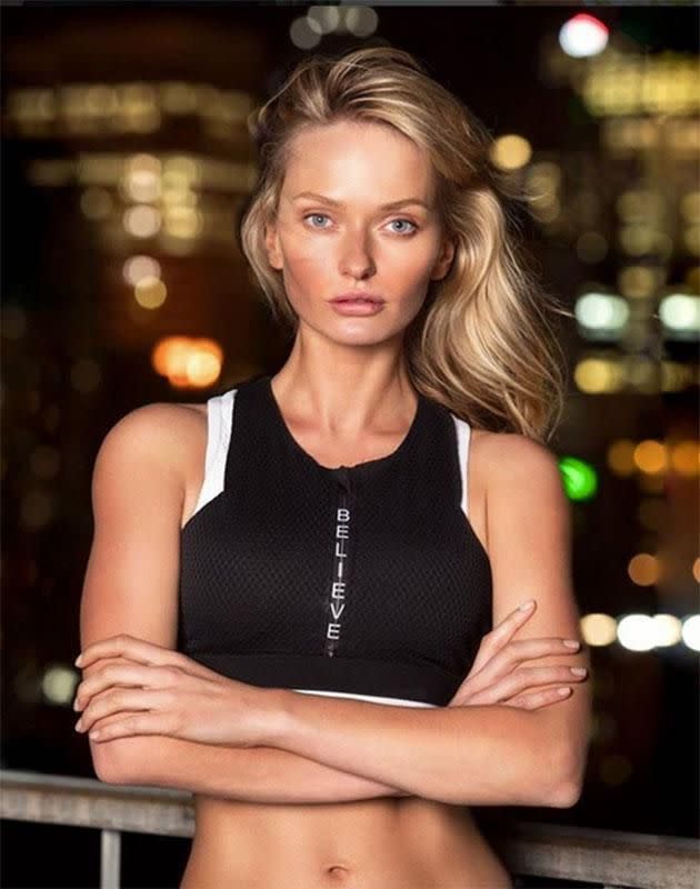 LJ Long Line Sports Bra, Night Time Blue, Lorna Jane