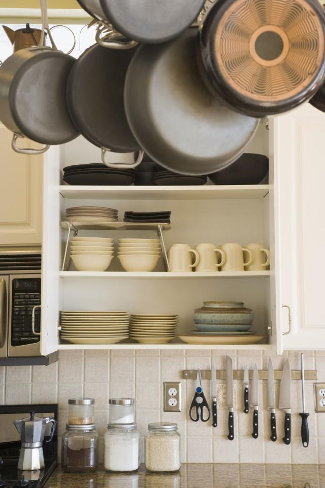 Organized Kitchen Cabinets - She Wears Many Hats