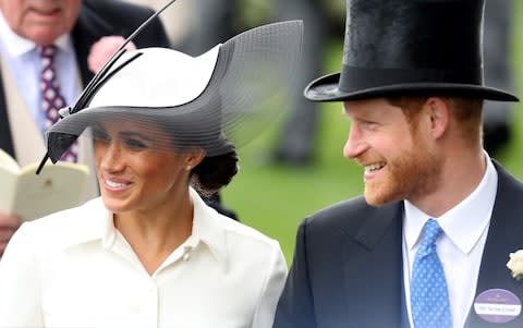 duchess of sussex ascot  - Credit: Getty