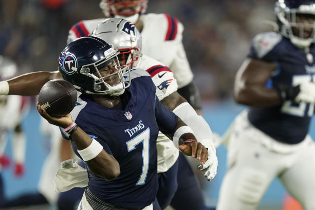 The Tennessee Titans are letting Willis and Levis compete to back up  Tannehill at QB - The San Diego Union-Tribune