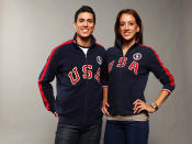 <b>Steven and Diana Lopez, U.S.</b><br>This was the fourth Olympics for Steven and the second for Diana. Four years ago the Lopez siblings, along with brother Mark, each took home medals in taekwondo (Mark won the silver in his weight class, while Steven and Diana won bronze). Unfortunately, their time at the London Games was short-lived; both Diana and Steven were defeated in early rounds of the competition. (Photo by Nick Laham/Getty Images)