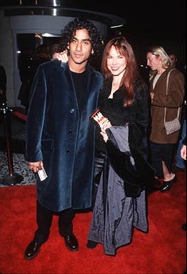 Naveen Andrews and Barbara Hershey at the premiere of Gramercy's Lock, Stock and Two Smoking Barrels