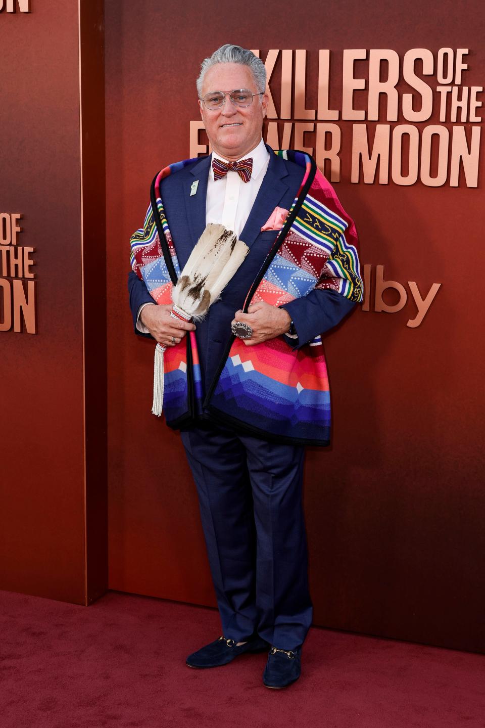 Osage Nation ambassador Chad Renfro at the movie's Los Angeles premiere earlier this week.