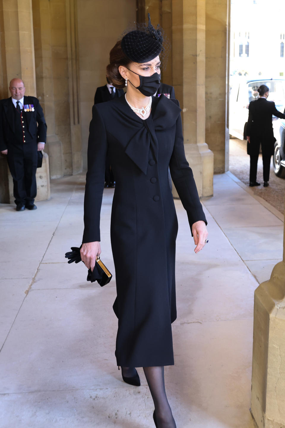 Kate Middleton at Prince Philip's funeral