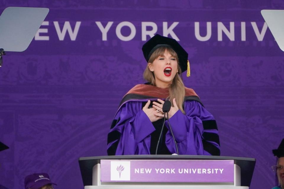 NYU Graduation (Copyright 2022 The Associated Press. All rights reserved.)