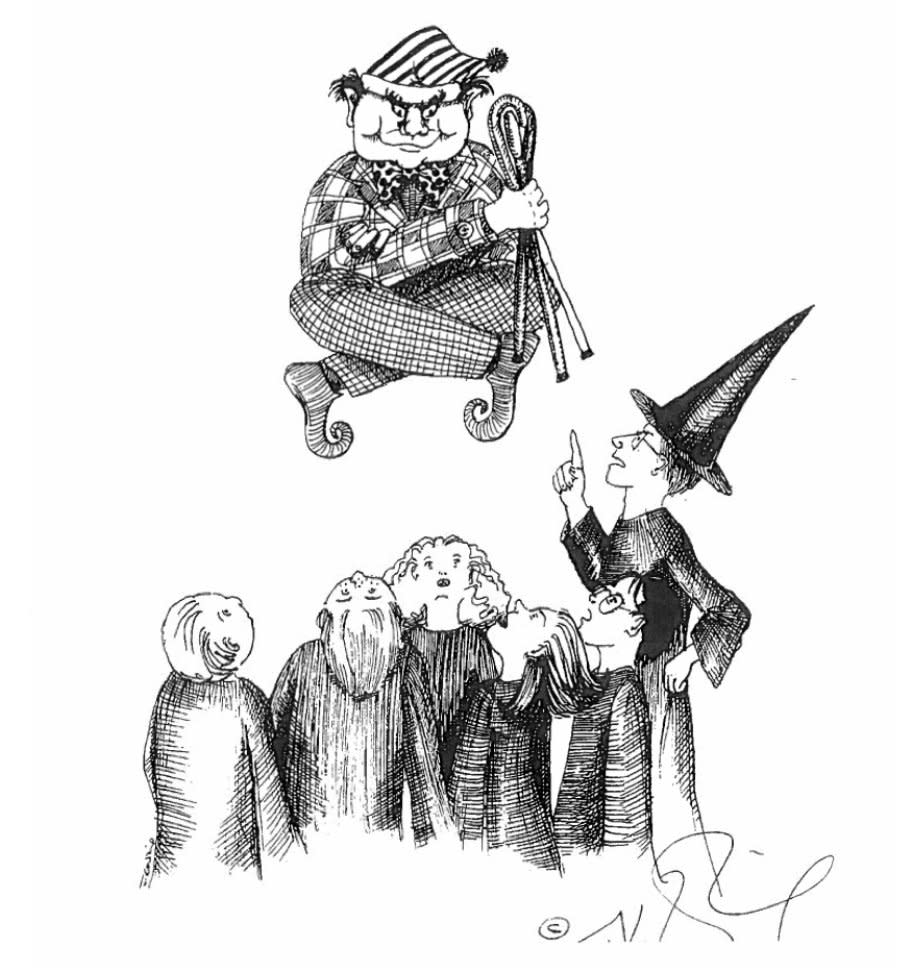 JKR_Peeves_and_Percy_illustration