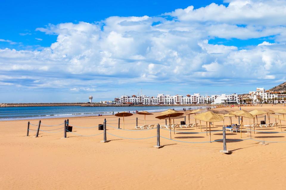 <p>Compared to last year, all-inclusive packages to Agadir in Morocco have dropped by 13 per cent and a seven-night stay in a four-star from London in May can now <a rel="nofollow noopener" href="https://www.travelsupermarket.com/en-gb/holidays/results/5310a3fa823ab0522c0a32d4/528cc0fde4b0ec1df5267bd4/2018-05-19/7/?room=A2" target="_blank" data-ylk="slk:start from £284pp.;elm:context_link;itc:0;sec:content-canvas" class="link ">start from £284pp.</a></p>