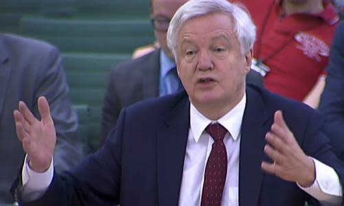 David Davis says he ‘expects and intends’ Commons vote on Brexit deal