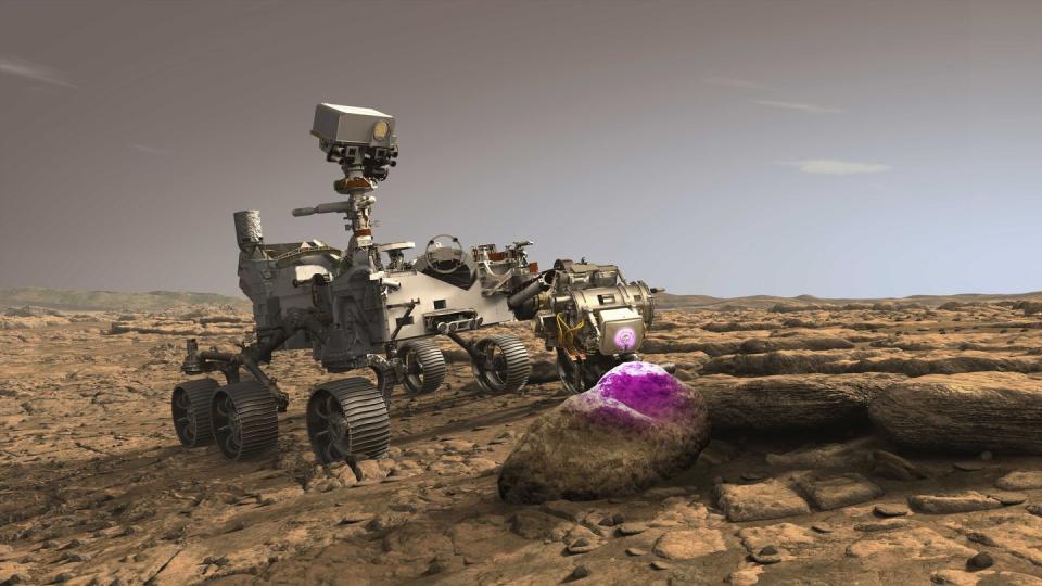 6) Buckle up to explore Mars with the Curiosity rover.