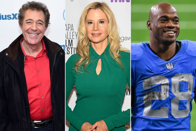 <p>Ilya S. Savenok/Getty; Steve Jennings/WireImage; Nic Antaya/Getty</p> From left: Barry Williams, Mira Sorvino and Adrian Peterson