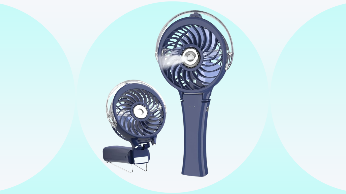 The HandFan Portable Misting Fan is on sale