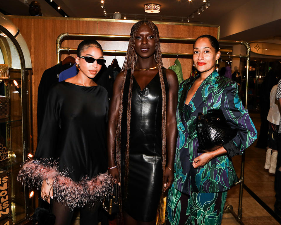 Tracee Ellis Ross, Jodie Turner-Smith, Lori Harvey at What Goes Around Comes Around Celebrates André Leon Talley Collection