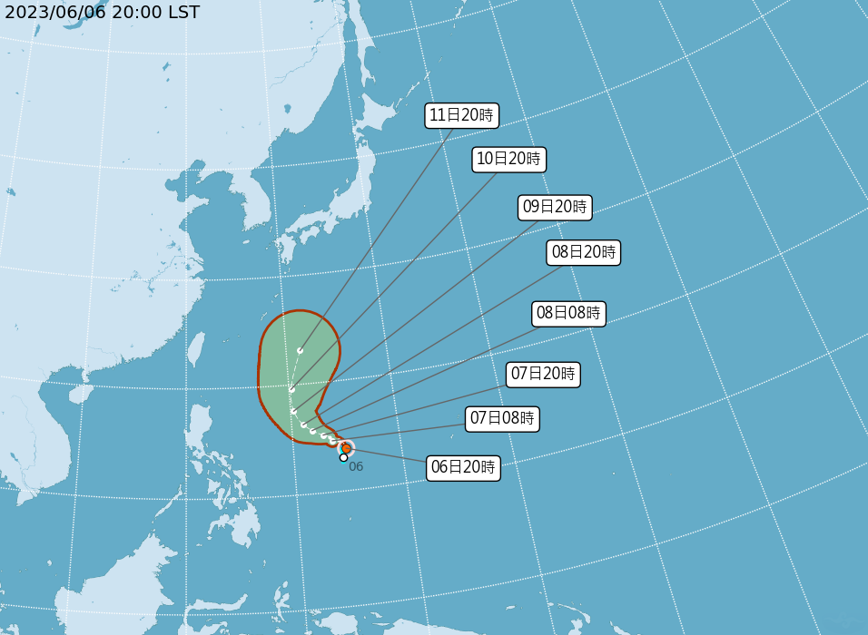 （圖取自中央氣象局網站）