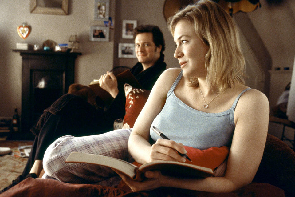 <p>Firth returned (although this time without the wet shirt scene) to take on the role of Darcy in <em>Bridget Jones's Diary</em>, a modern retelling of <em>Pride and Prejudice </em>starring Renée Zellweger as the titular heroine, Bridget Jones, on her quest to find love — and quit smoking and drinking along the way. </p>