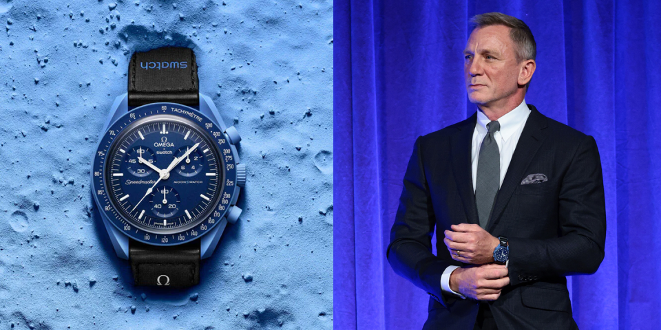 The Secret Message In Daniel Craig’s Omega MoonSwatch