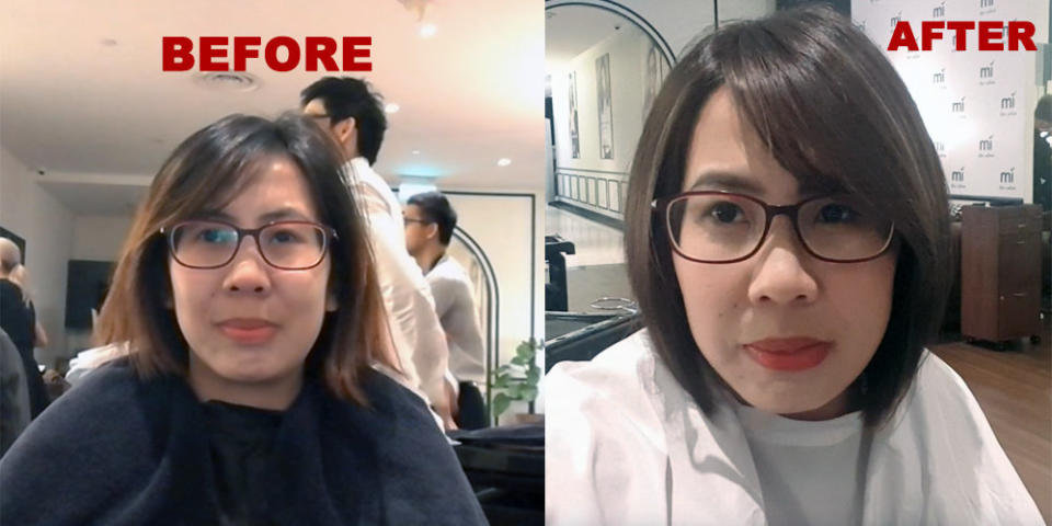 See the writer's before and after look.